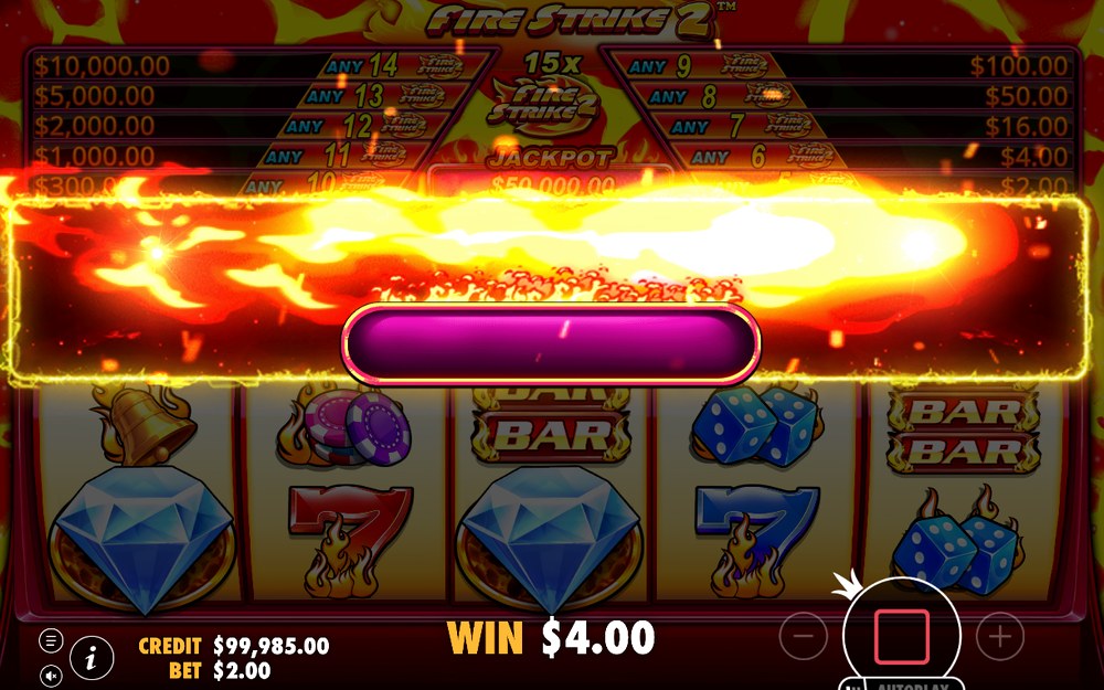 Free spins screen with the spins left and sticky symbols
